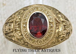 Beautiful 1950 USNA Annapolis 14K Sweetheart Ring Repurposed by Son in 1965