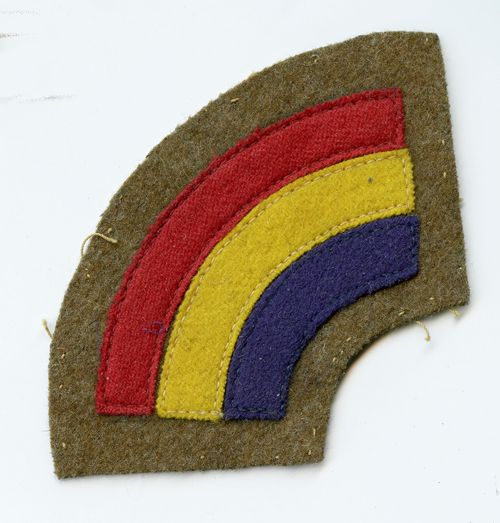 Beautiful WWI US Army 42nd Division Shoulder Patch French Made Felt on ...