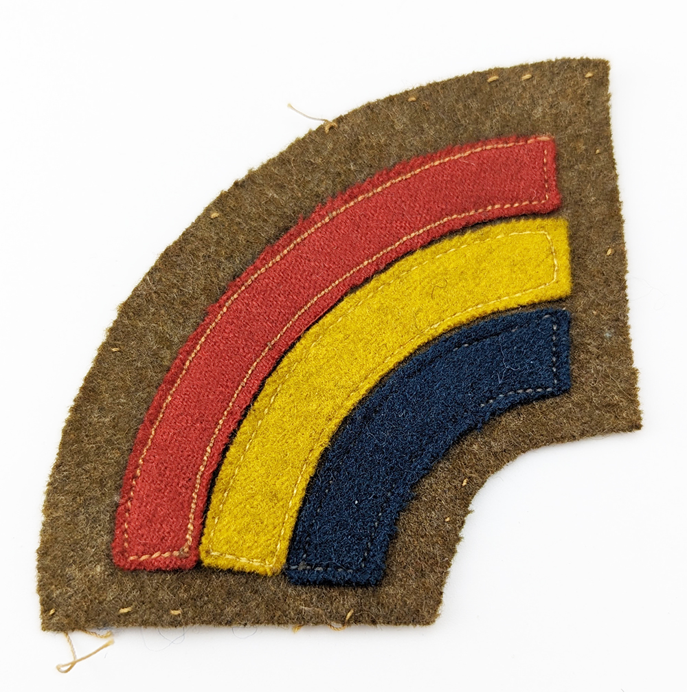 Beautiful WWI US Army 42nd Division Shoulder Patch French Made Felt on ...