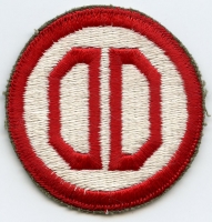 WWII Shoulder Patch for US Army 31st (aka "Dixie") Division Variant