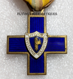 Rare WWII Fascist Italian Medal for Volunteers who Fought in the Spanish Civil War