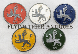 WWII ALL 5 Section Badges Nazi LFM Luftfahrtforschungsanstalt Munchen Aviation Research Inst