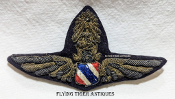 Very Rare Thailand Chief Pilot Bullion Wing from WWII Era