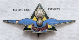 Ext Rare Early 1945 SAAF SALM South African Air Force # 42 Air Observation Post Squadron Badge