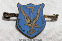 Ext Rare ca 1942-43 SAAF SALM South African Air Force # 7 Fighter Squadron Badge