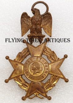 Rare ca 1900 Sons of the American Revolution Spanish American War Service Medal