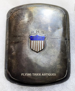 Wonderful EARLY WWI 1915 American Field Service Sterling Cigarette Case of Philip Horton Smith SSU-2