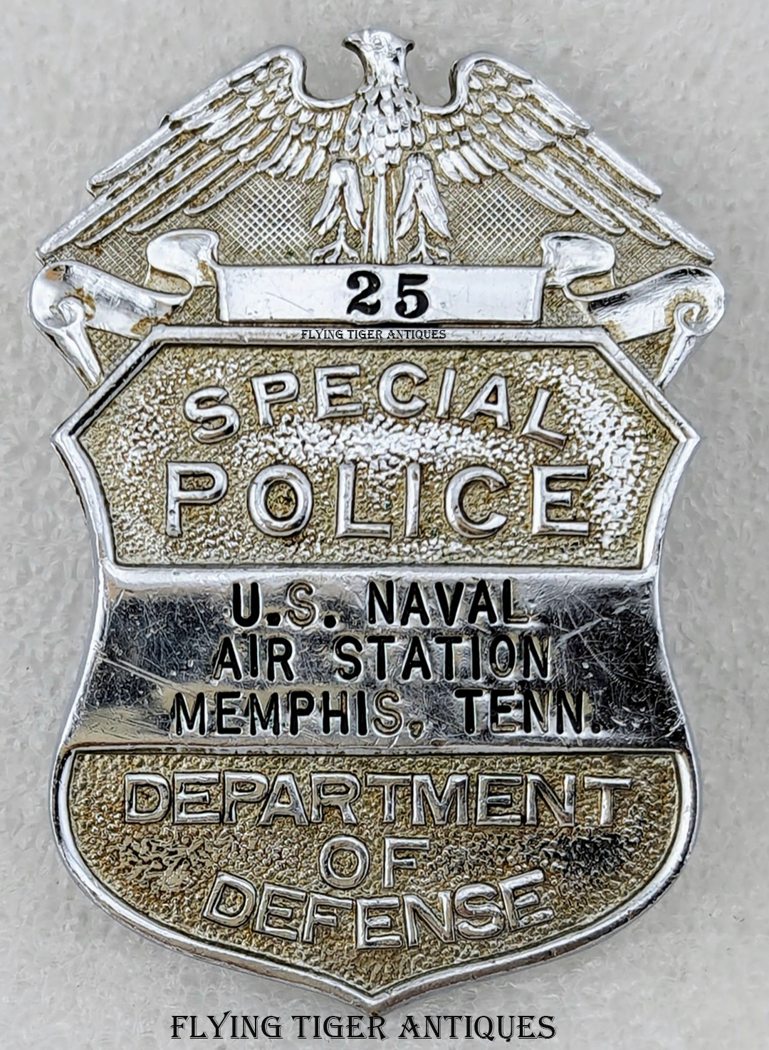 Rare 1960s US Naval Air Station NAS Memphis Dept of Def. Special Police ...