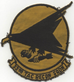 Vietnam Vintage 32nd Tactical Reconnaissance Squadron Jacket Patch