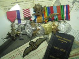 Exceptional WWI RFC RAF Pilot's Wings Medal Grouping & Docs of Wing Cmndr W H Shakespeare