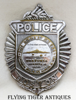 Late 1920s Boston Police Badge # 2205