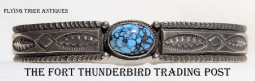 Beautiful 80s-90s Navajo Heavy Stamped Silver & Black Web Gem turquoise Bracelet by Emma J. Bighand