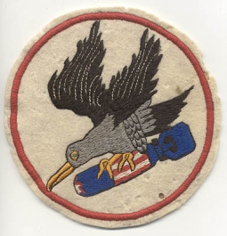 WWII USAAF 371st Bomb Squadron, 307 Bomb Group, 13th Air Force Patch