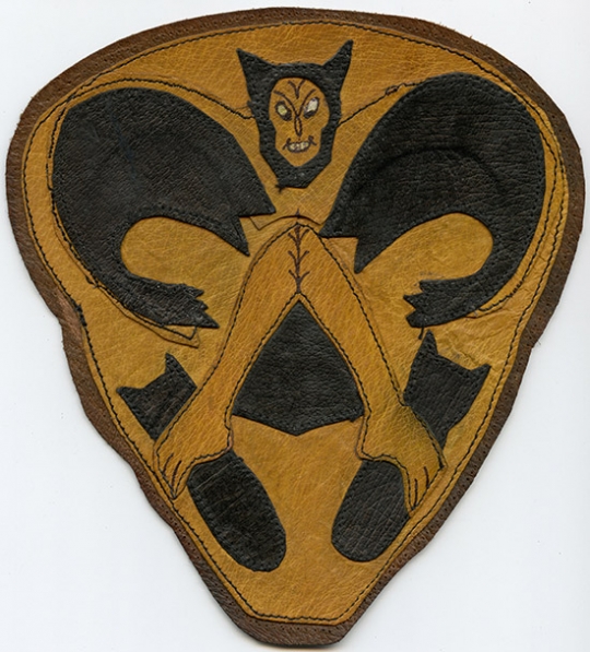 Great WWII USAAF CBI-Made 374th BS, 308th BG, 14th AF Multi-Piece Leather  Patch Removed From: Flying Tiger Antiques Online Store