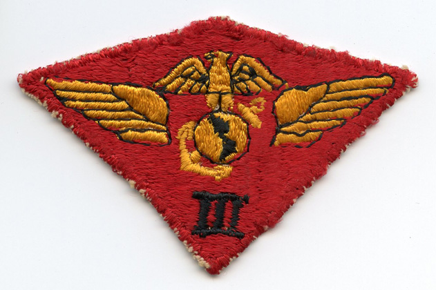 WWII USMC 3rd Marine Aircraft Wing (MAW) Shoulder Patch, Removed from ...