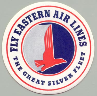 1940s Eastern Airlines Baggage Label: Flying Tiger Antiques Online Store