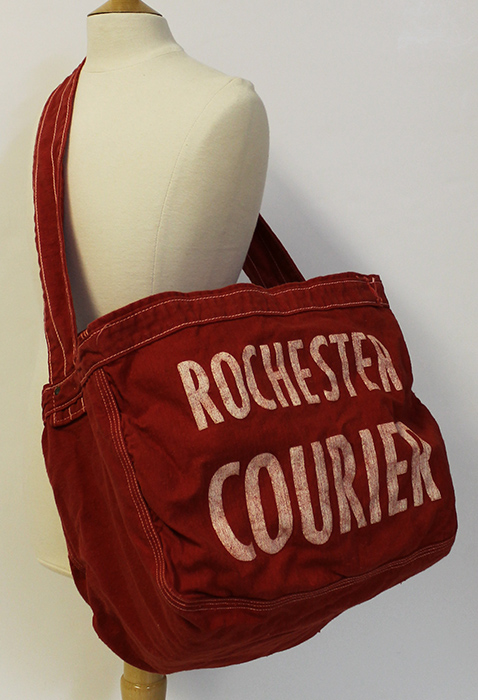 Great Vintage 1940's - 1950's Newsboy Newspaper Bag from the 