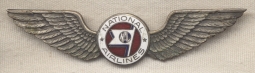 Rare 1940s National Airlines Stewardess Wing