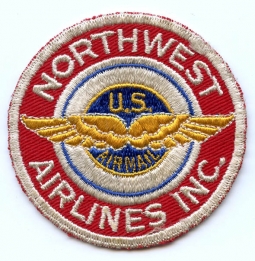 1940's Northwest Airlines Uniform Patch