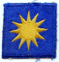 WWII US Army 40th Infantry Division (aka "Sunshine") Shoulder Patch