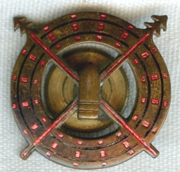 1930s DI for United States 41st Coast Artillery (Railroad) with Raised Meyer Shield