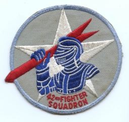 Scarce Mid-1950s USAF 42nd Fighter Squadron, 54th Fighter Group Air Defense Command Patch