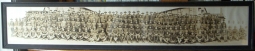 Huge 1918 "Yard Long" Unit Photo of US Army 43rd Co. 151st D.B. at Camp Devens, Massachusetts