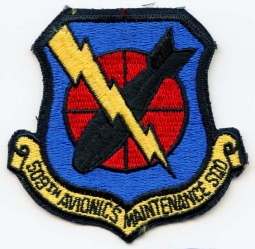 1980s USAF 509th Avionics Maintenance Squadron Patch