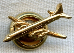 1950s Airliner Lapel Pin