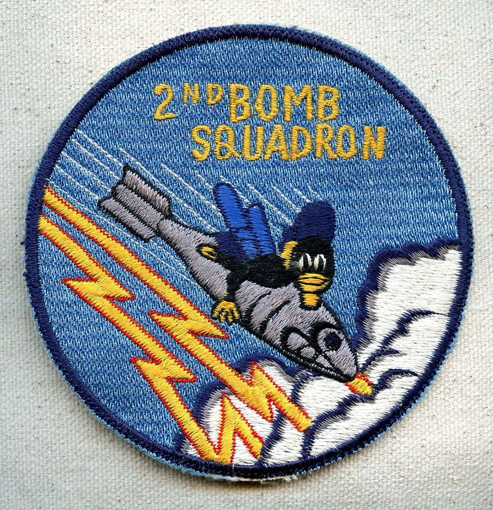 Minty Mid - 1950's USAAF 2nd Bomb Squadron Jacket Patch. Japanese Made ...