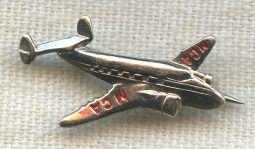 Early 1950s Mid-Continent Airlines (MCA) Lapel Pin