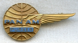 1960s Pan Am 4th Issue Purser Wing in Gold Fill