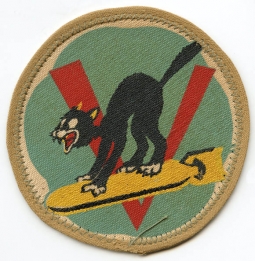 WWII US 553rd Bomb Squadron (BS), 386th Bomb Group (BG), 9th AF Patch