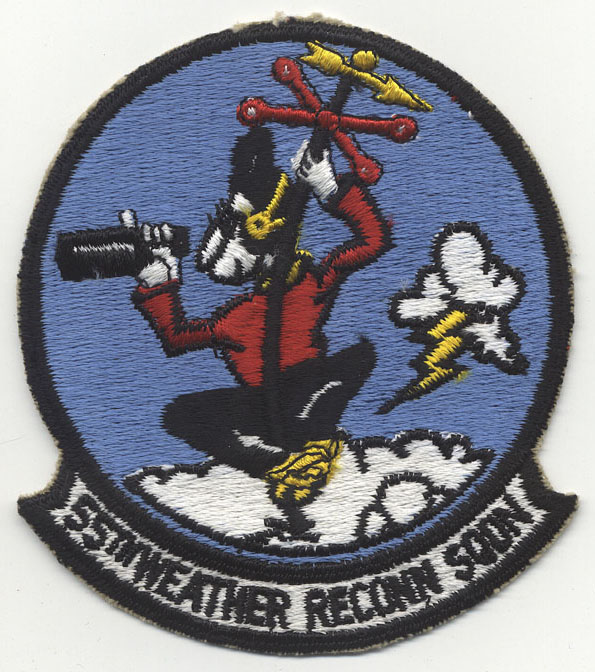 Scarce 1950s USAF 55th Weather Recon. Squadron Jacket Patch: Flying ...