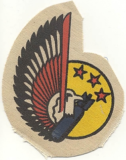 Nice WWII USAAF 584th Bomb Squadron, 394th Bomb Group, 9th Air Force Patch