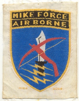 Beautiful 5th Mike Force Headquarters Silk-Woven Patch