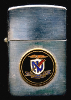 1960s Mint, Unfired Full-Size Vulcan Lighter for US Navy Command Cruiser USS Northhampton (CC-1)