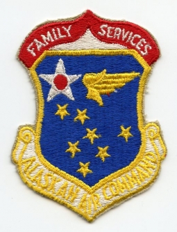 1960s USAF Alaskan Air Command Family Services Patch