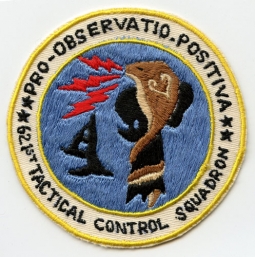 Circa 1970 Thai-Made USAF 621st Tactical Control Squadron Jacket Patch Vietnam