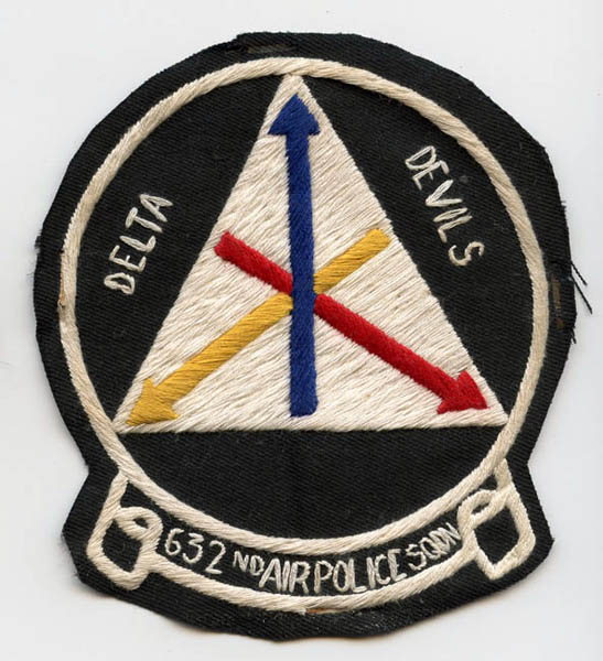 Beautiful 1964-1965 USAF 632nd Air Police Squadron Jacket Patch ...