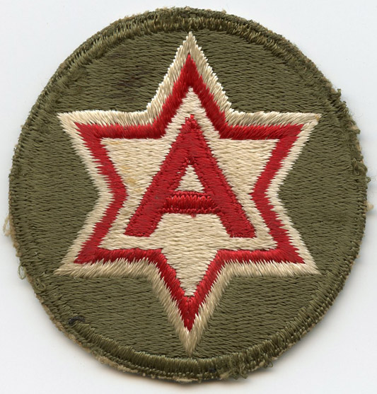 WWII United States 6th Army Patch: Flying Tiger Antiques Online Store