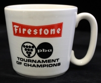 Fun, Vintage 1971 Firestone Tires Sponsored PRO-AM Prof. Bowling Assoc. Tournament of Champions Mug