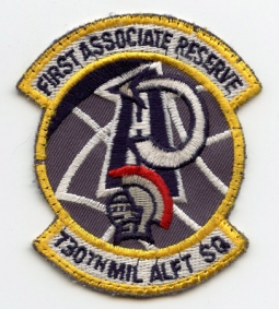 Circa Late 1970s USAF 730th Military Airlift Squadron First Associate Reserve Jacket Patch