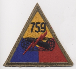 WWII US Army 759th Light Tank Battalion in the European Theatre of Operations (ETO)