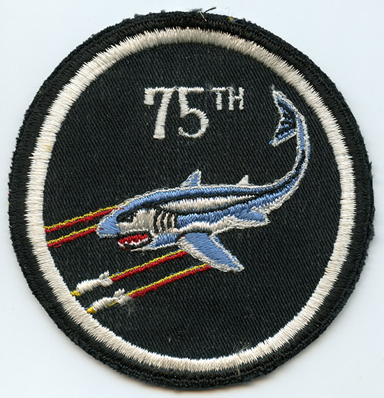 Early 1960's USAF 75th FIS Fighter-Interceptor Sq. Jacket Patch