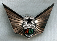 1980s Air Wisconsin Captain Hat Badge