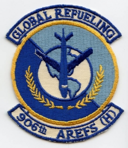 1960s USAF 906th Air Refueling Squadron Jacket Patch