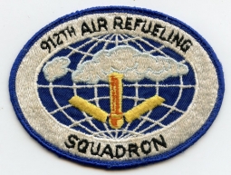 Late 1970s USAF 912th Air Refueling Squadron Jacket Patch