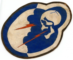 Huge & Beautiful Ca 1943 USAAF 92nd Fighter Squadron, 81st Fighter Group, 12th Air Force Patch