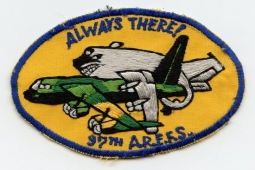 Late 1960s USAF 97th Air Refueling Squadron AREFS Jacket Patch Thai-Made Vietnam Era